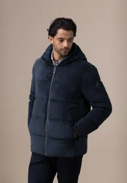 ATELIER corduroy jas met capuchon
