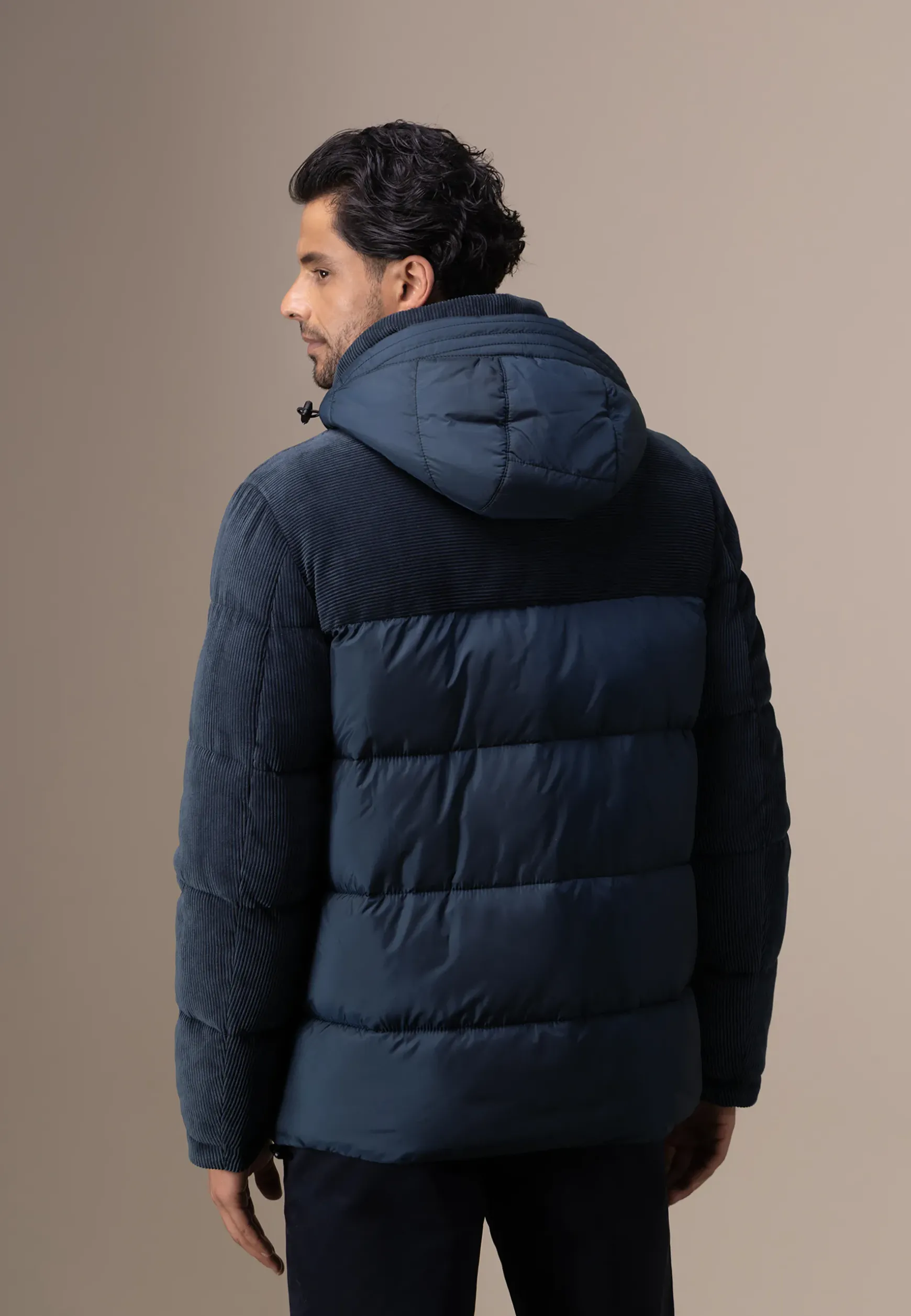 ATELIER corduroy jas met capuchon