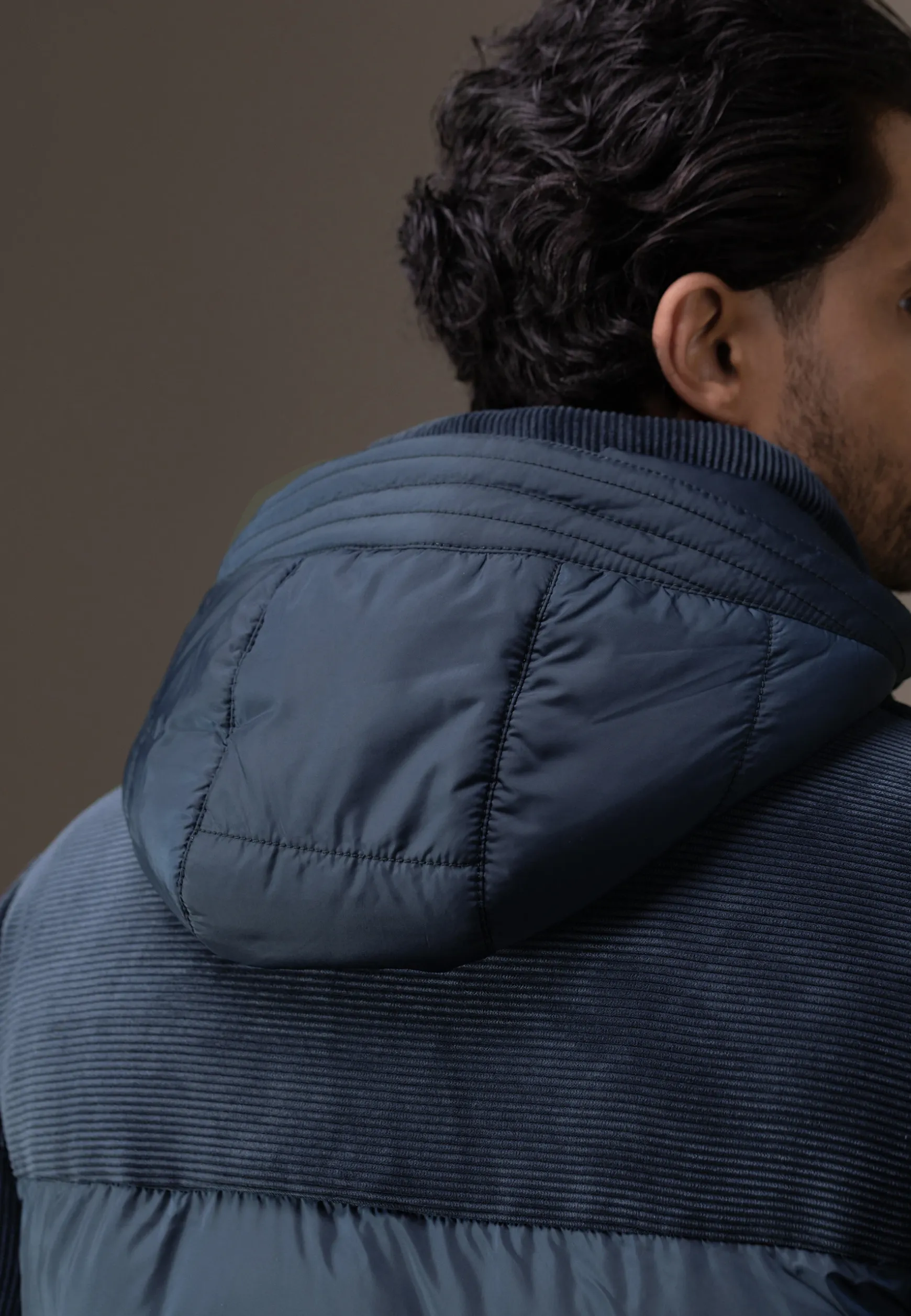 ATELIER corduroy jas met capuchon