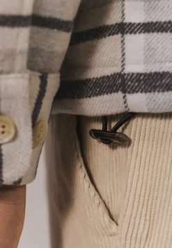 ATELIER geruit overshirt twill