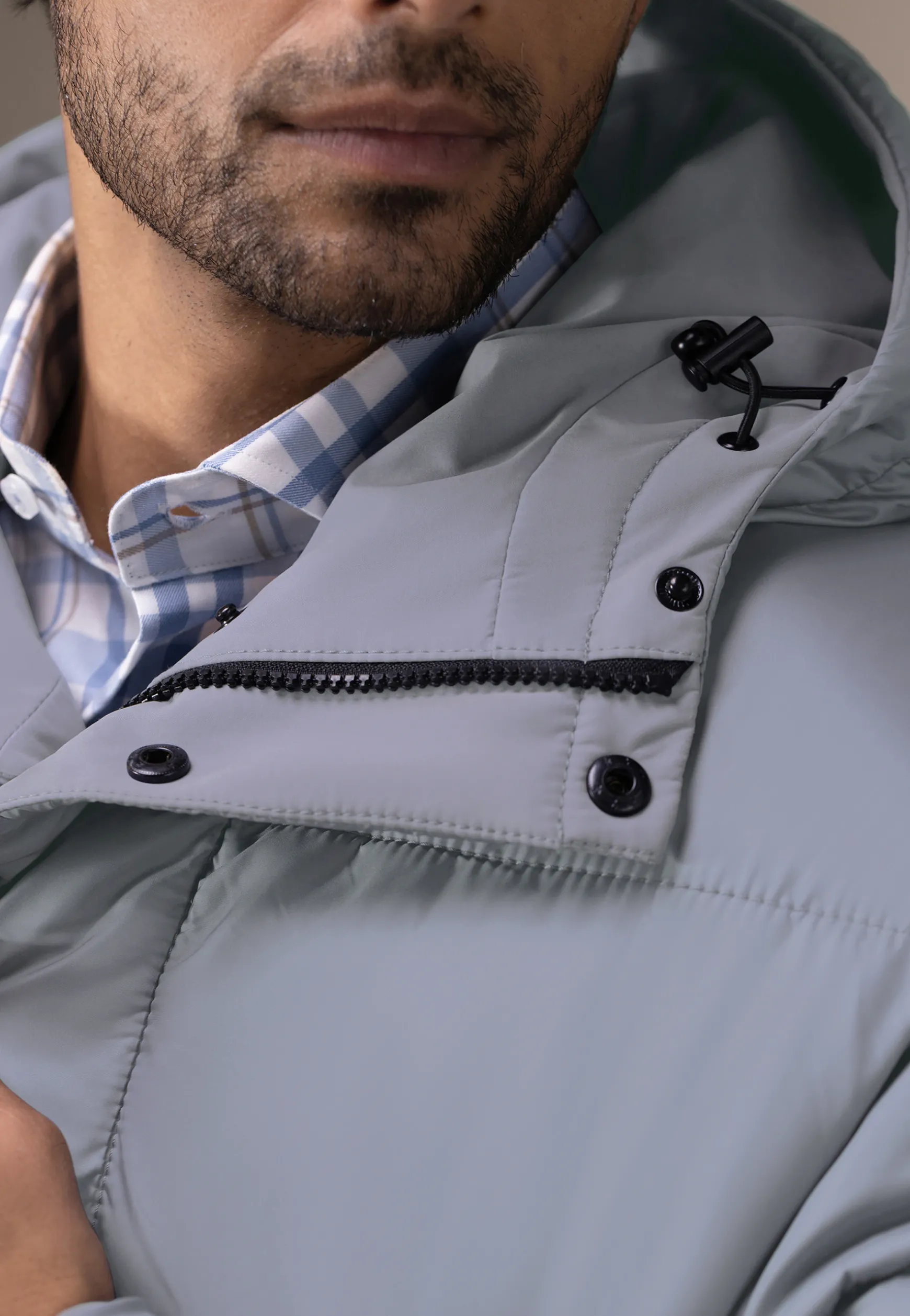 ATELIER omkeerbare parka met capuchon