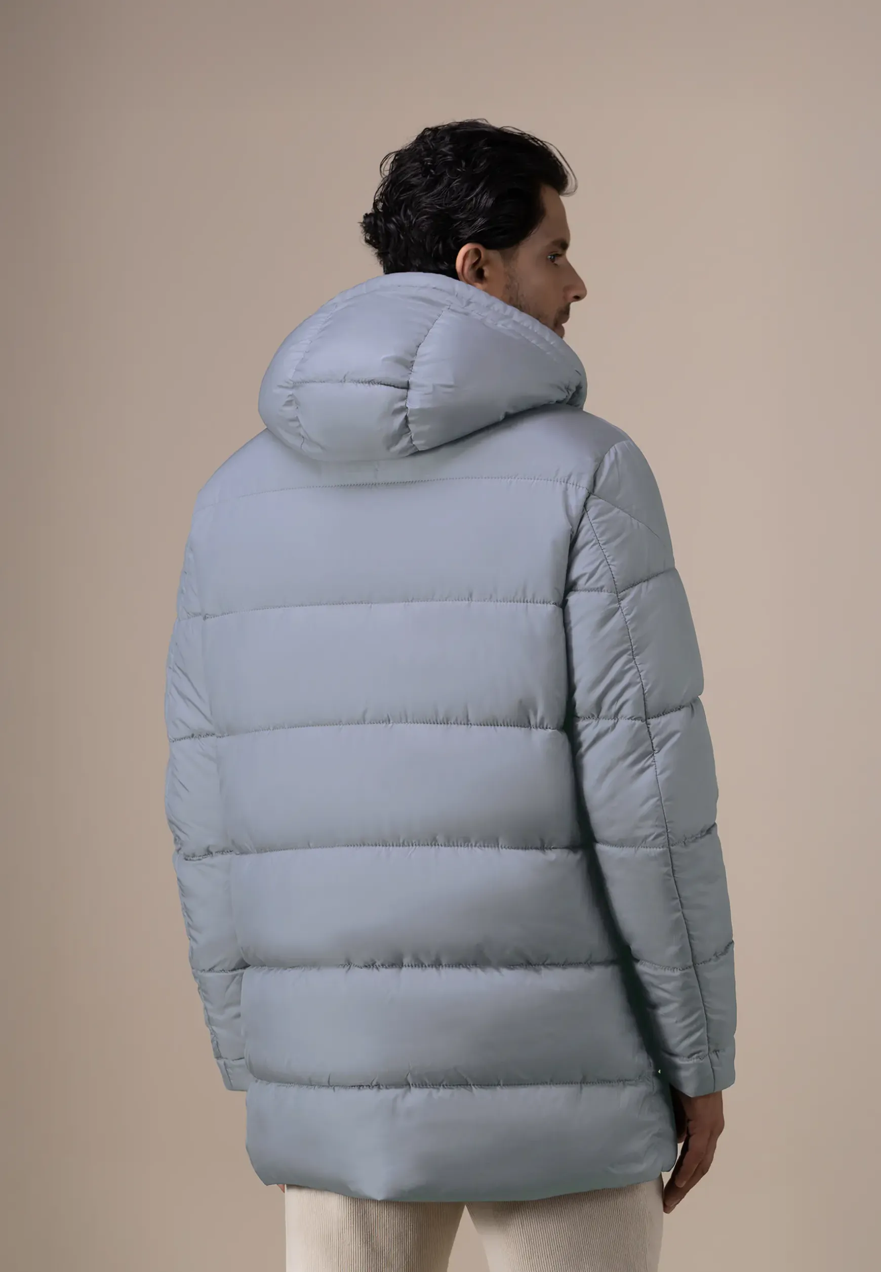 ATELIER omkeerbare parka met capuchon
