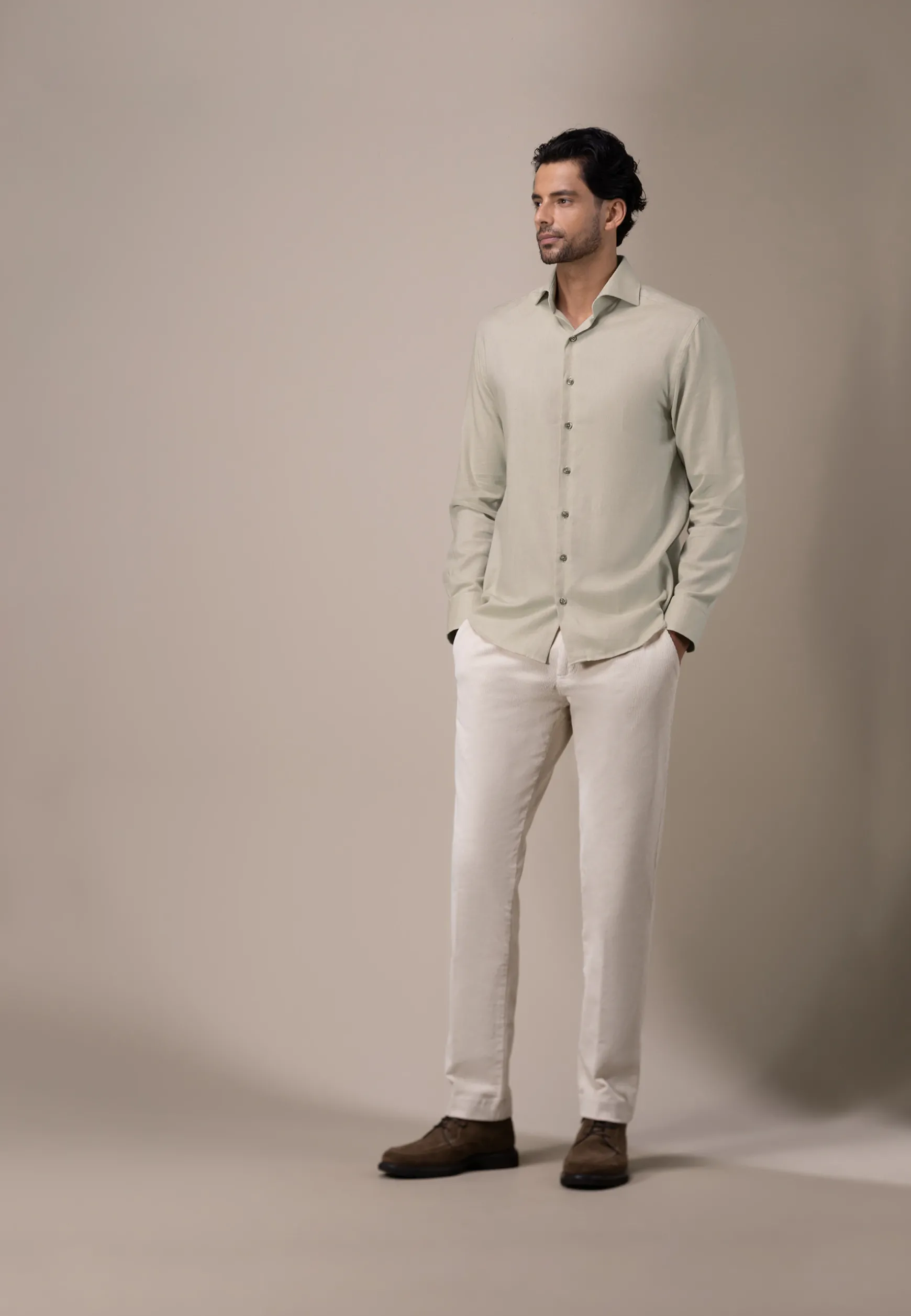 ATELIER twill overhemd