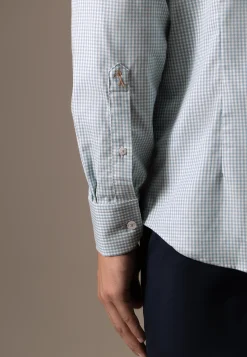 ATELIER twill overhemd met ruitdessin