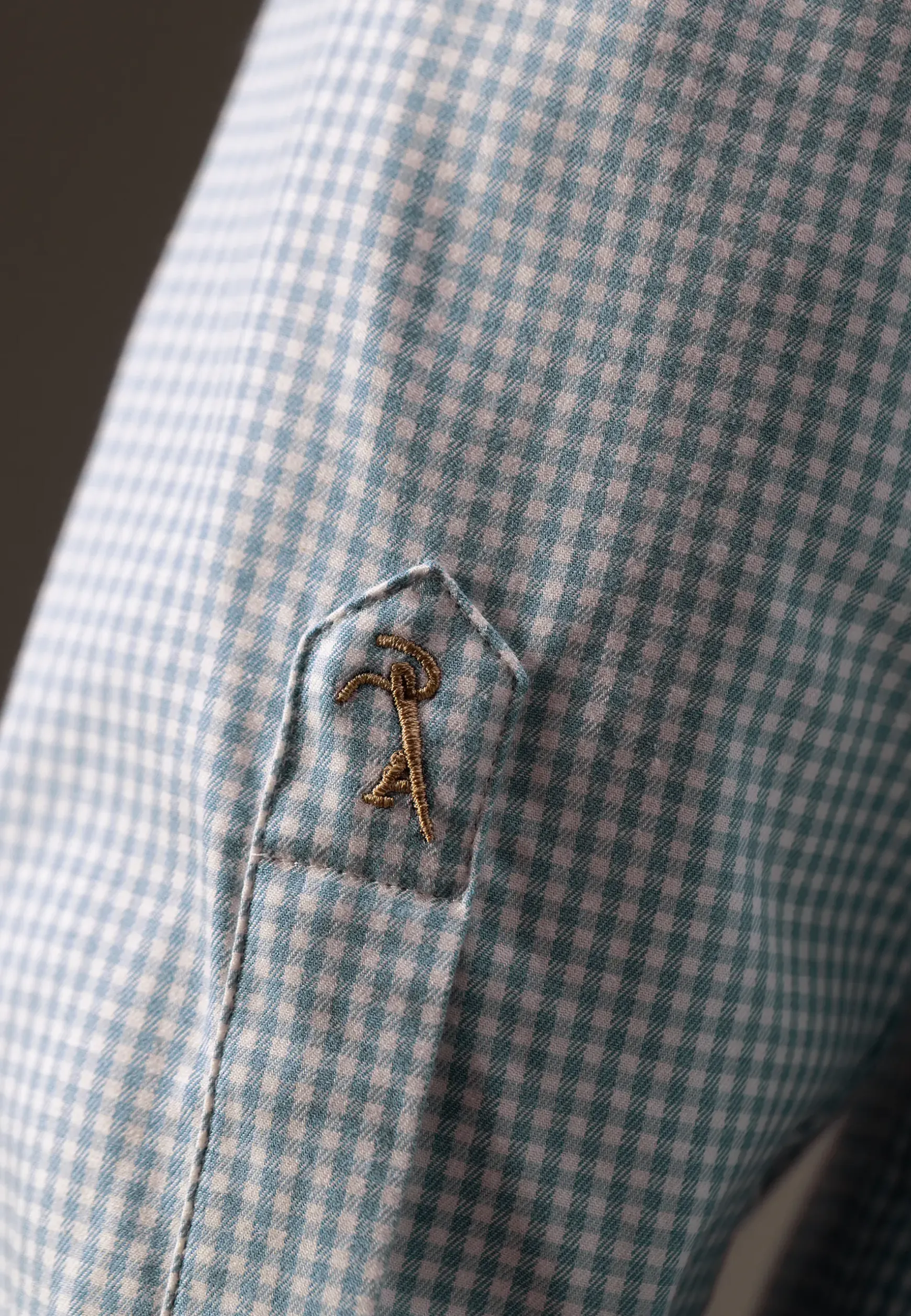 ATELIER twill overhemd met ruitdessin