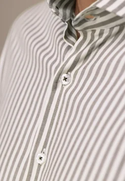 ATELIER twill overhemd met streepdessin