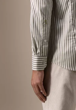 ATELIER twill overhemd met streepdessin