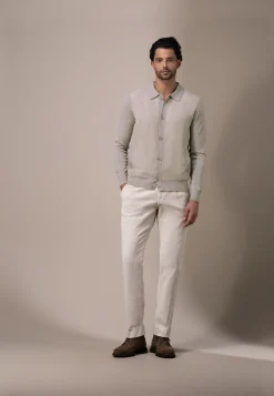 ATELIER vest met suèdelook details