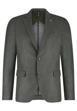 Blazer met stretch en klepzakken
