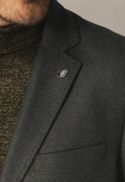 Blazer met stretch en klepzakken
