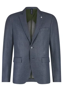 Blazer met stretch en klepzakken