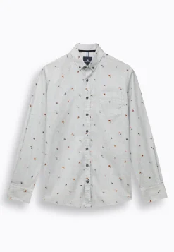 Button-down overhemd met bloemenprint