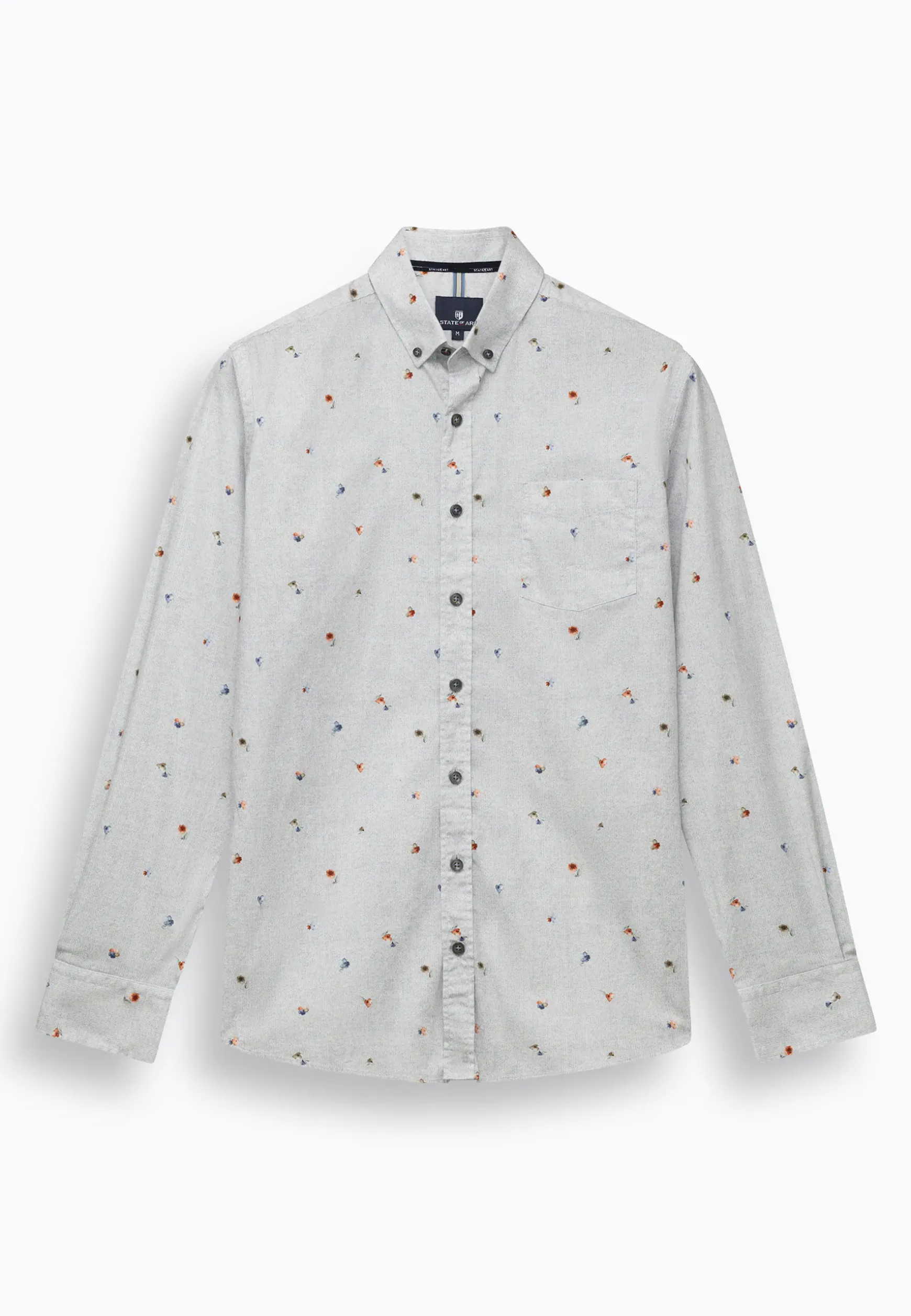 Button-down overhemd met bloemenprint