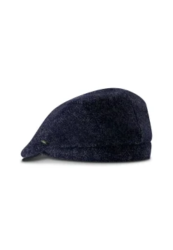 City Sport flat cap met visgraatmotief