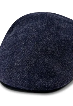 City Sport flat cap met visgraatmotief