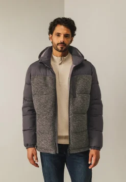 Comfortabele jas met teddy-accenten