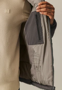 Comfortabele jas met teddy-accenten