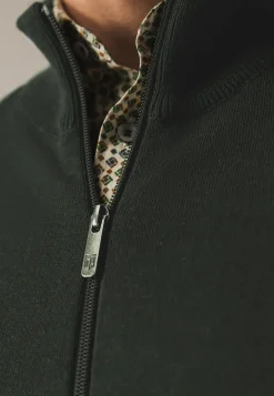 Dubbelgebreid vest met steekzakken