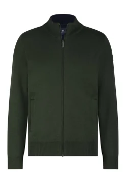 Dubbelgebreid vest met steekzakken