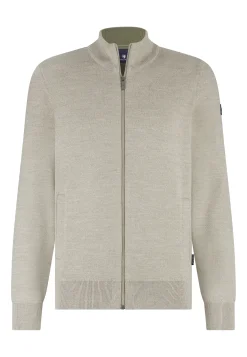 Dubbelgebreid vest met steekzakken