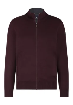 Dubbelgebreid vest met steekzakken
