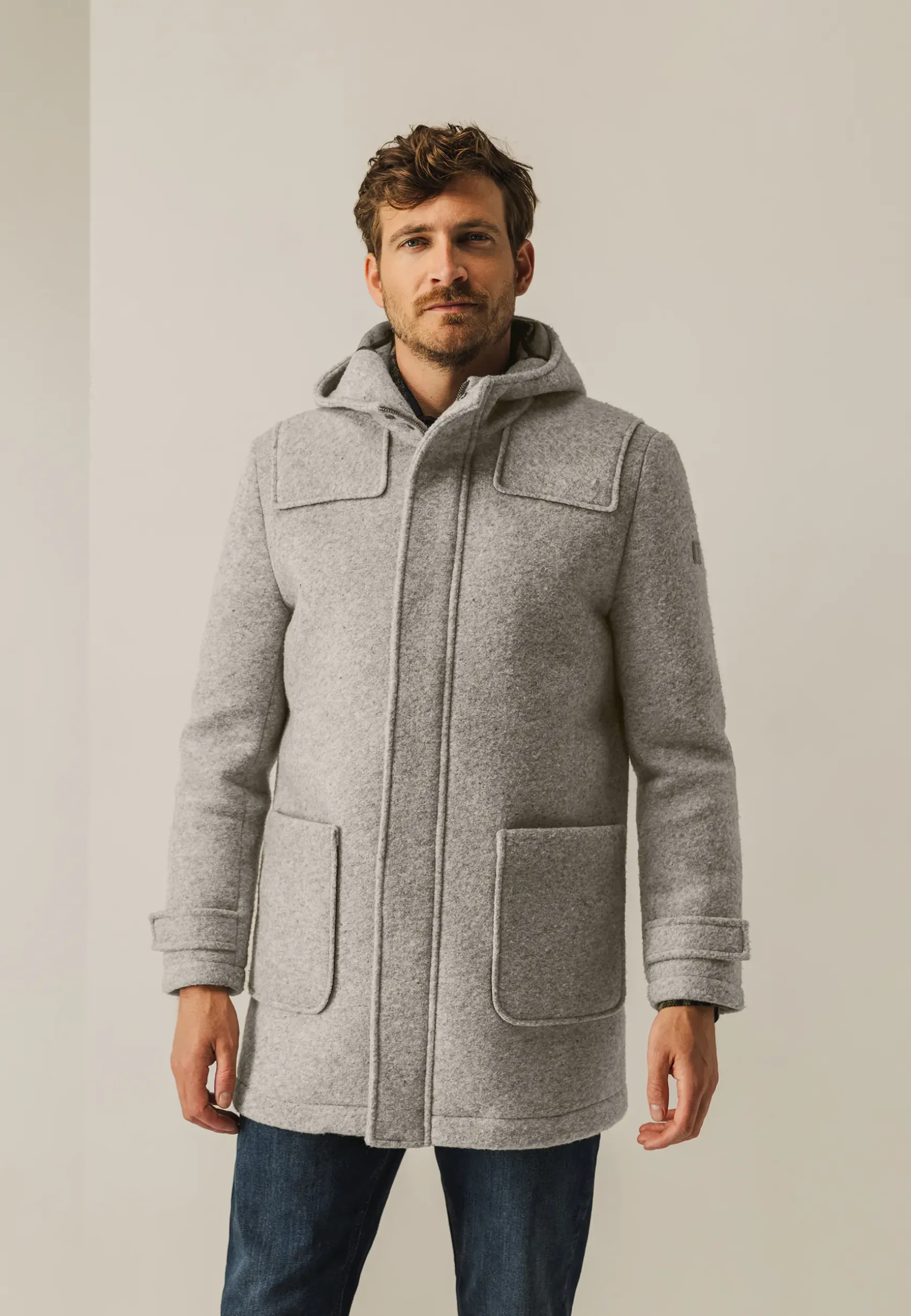 Duffelcoat met capuchon