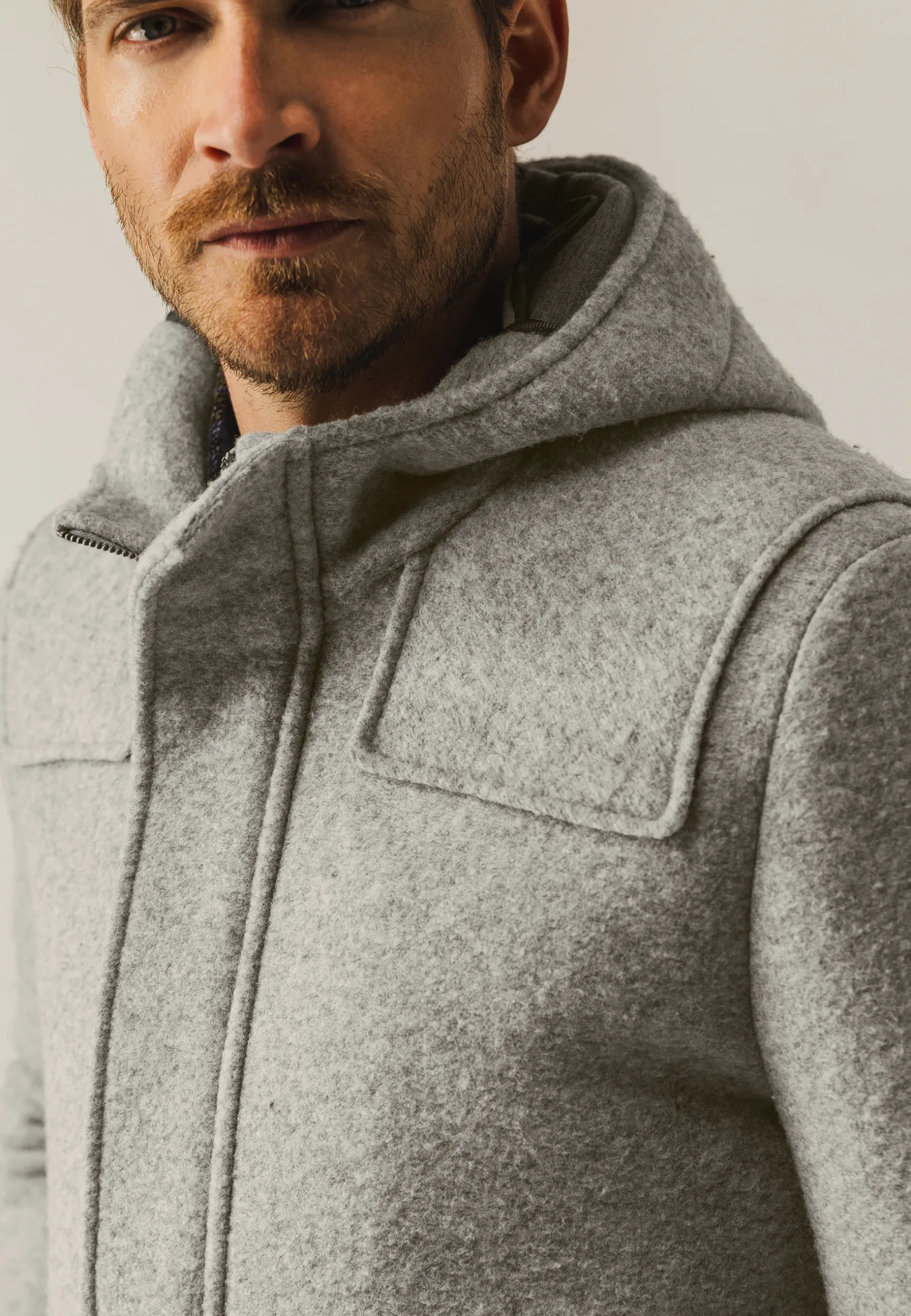 Duffelcoat met capuchon