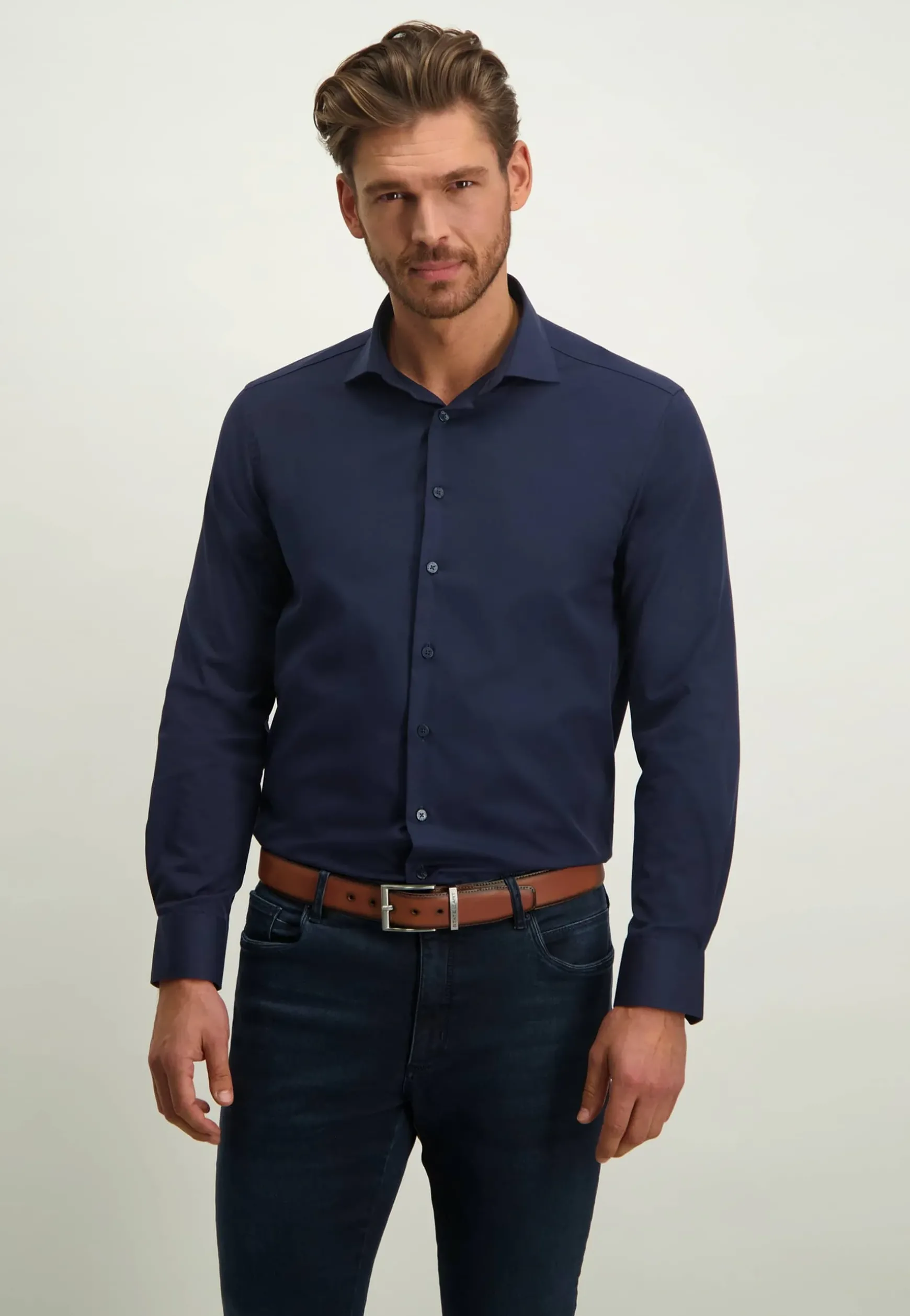 ESSENTIALS riem van ranger leder