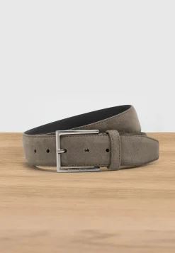 ESSENTIALS riem van suède, 40 mm breed