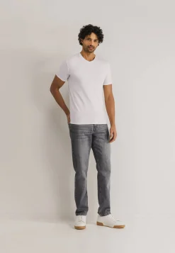 ESSENTIALS T-shirt met V-hals