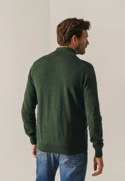 Fijngebreid vest met rits