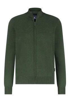 Fijngebreid vest met rits
