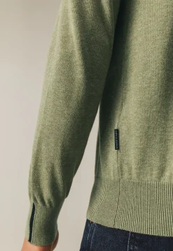 Fijngebreid vest met rits