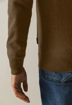 Fijngebreid vest met rits