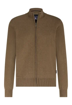 Fijngebreid vest met rits