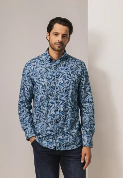 Flanellen overhemd met print