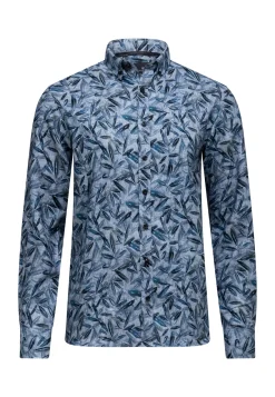 Flanellen overhemd met print