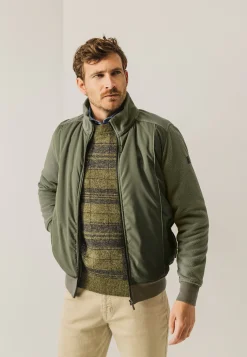 Fleece sweatvest met nylon