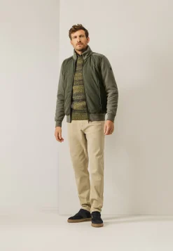 Fleece sweatvest met nylon