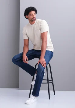 Gebreid T-shirt met borstzak
