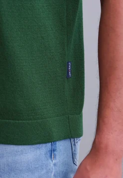 Gebreid T-shirt met borstzak