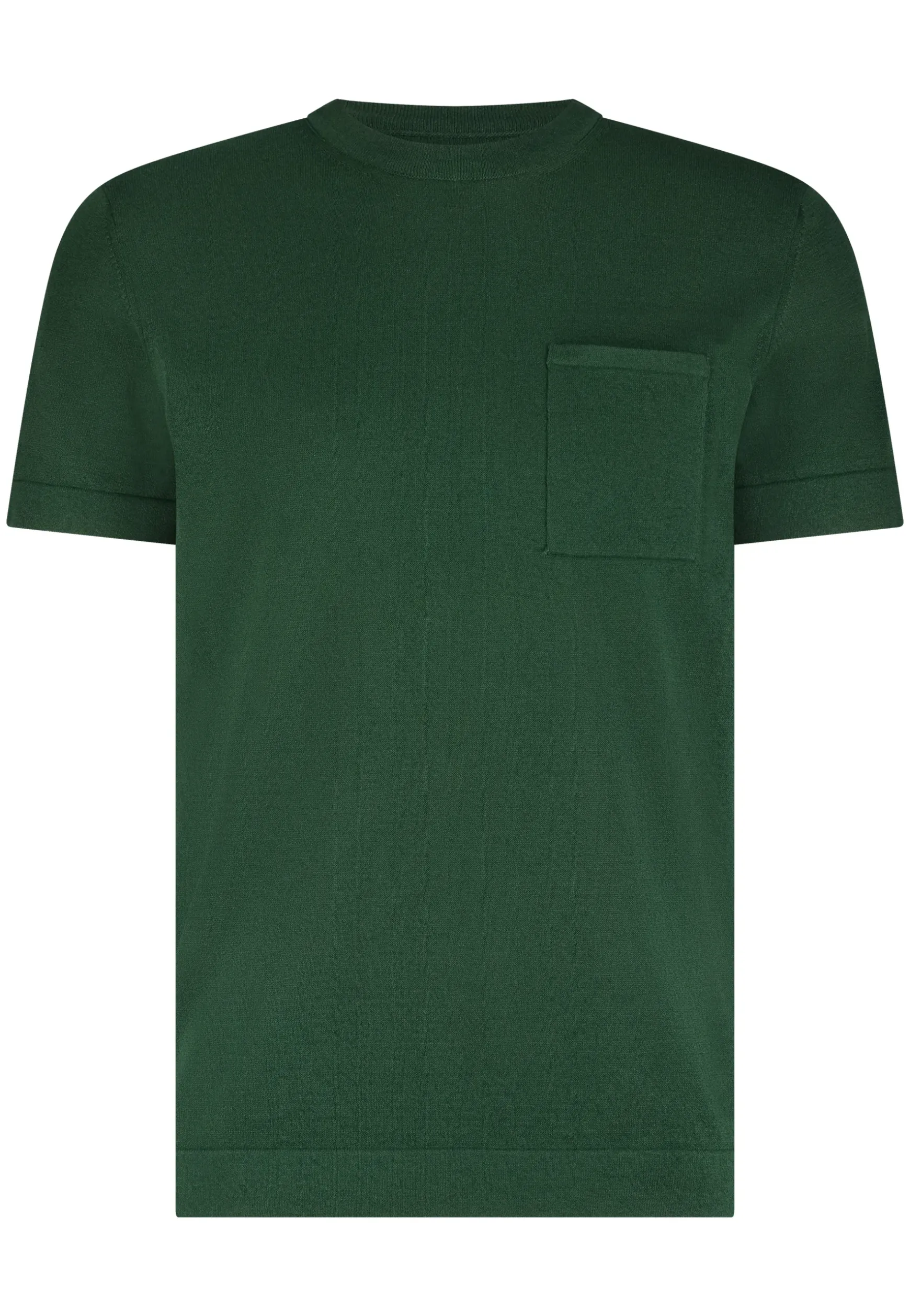 Gebreid T-shirt met borstzak