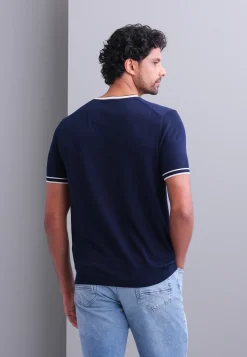 Gebreid T-shirt van een lyocellmix