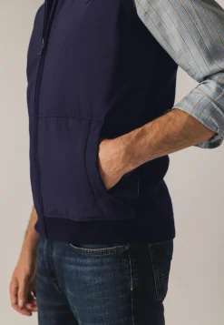 Gebreide bodywarmer met rits