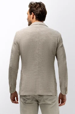 Gemêleerde regular fit blazer