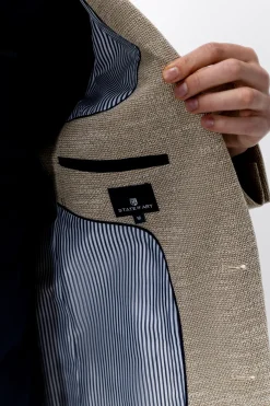 Gemêleerde regular fit blazer