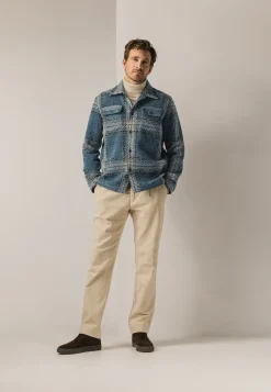 Geruit overshirt met borstzakken