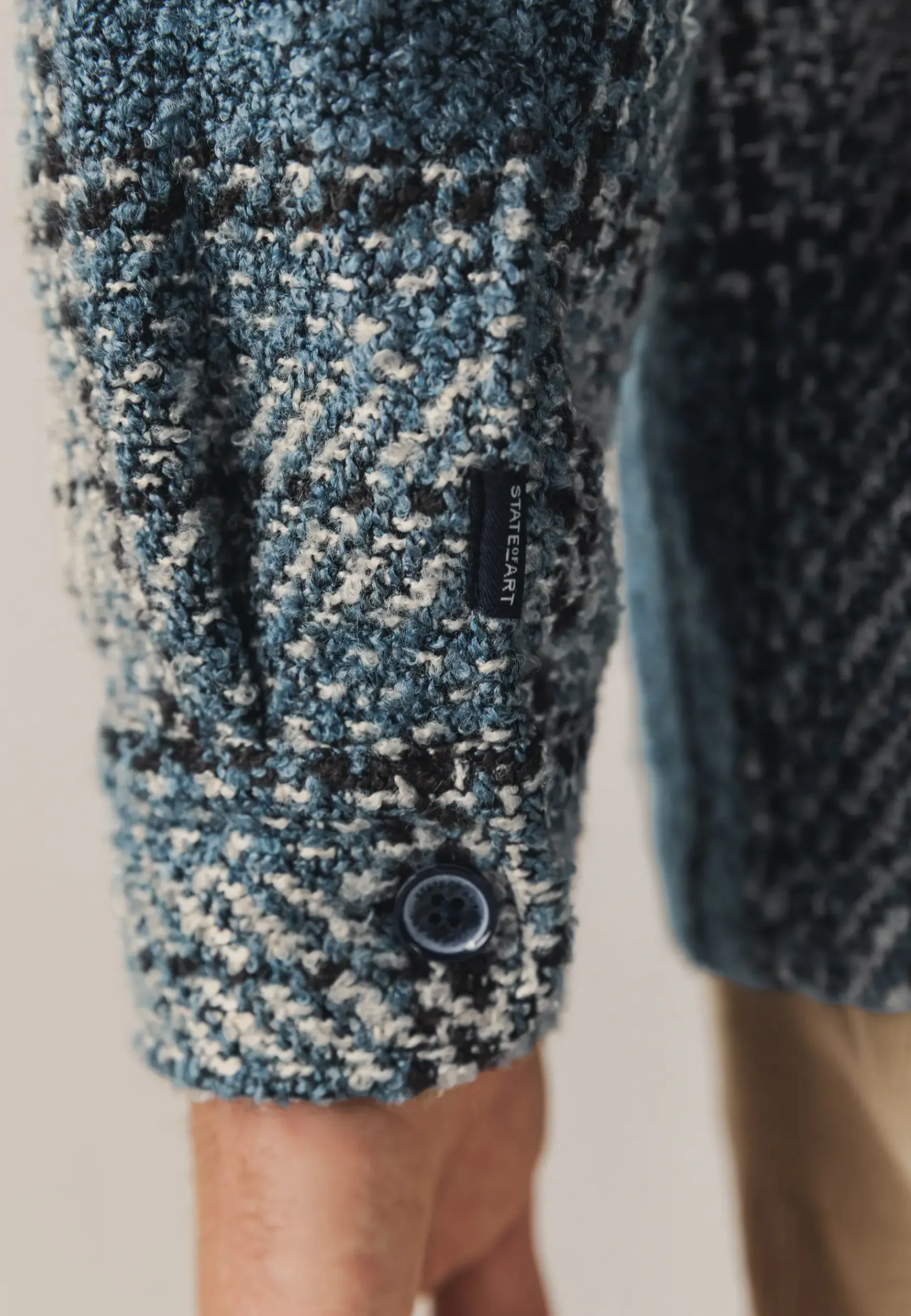 Geruit overshirt met borstzakken
