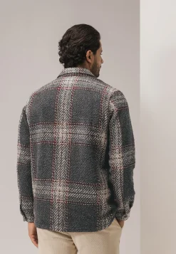 Geruit overshirt met borstzakken