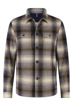 Geruit overshirt met klepzakken
